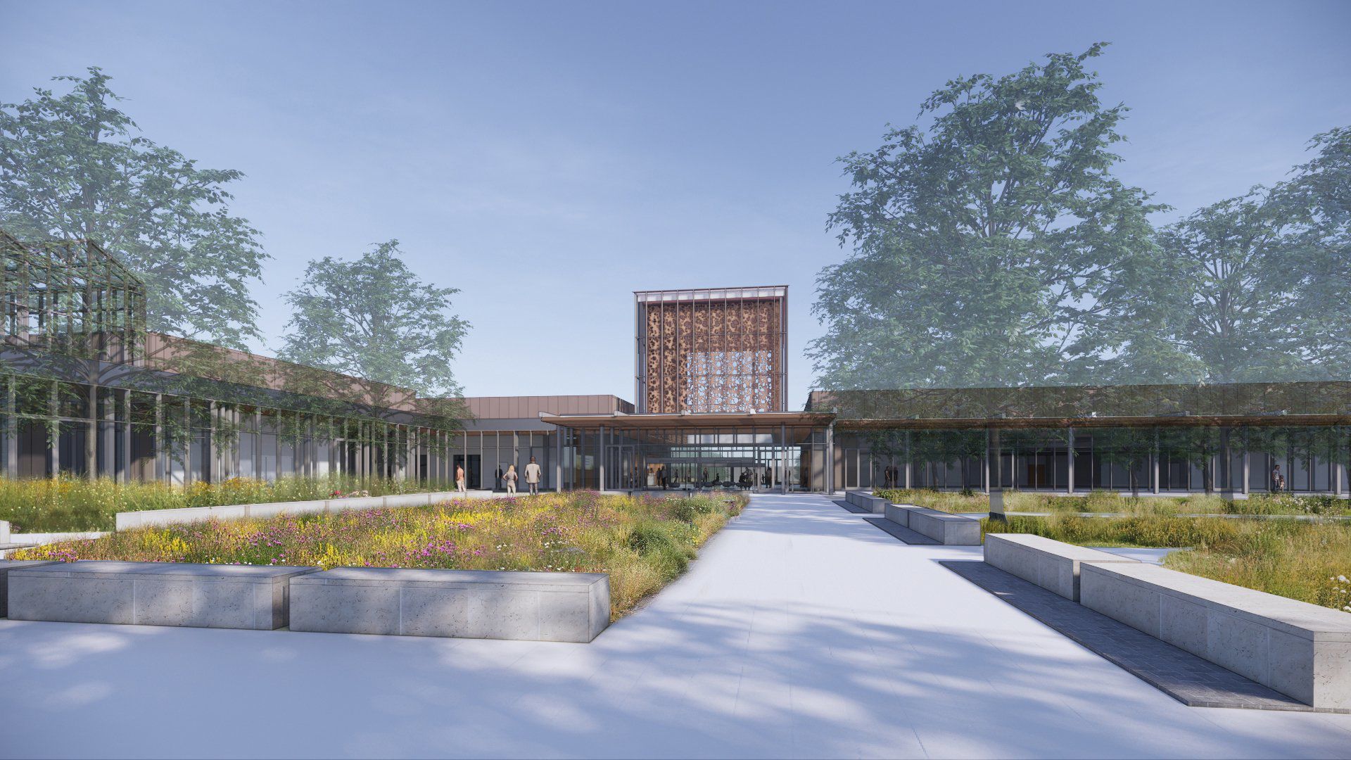 The Jack C. Taylor Visitor Center at the Missouri Botanical Garden